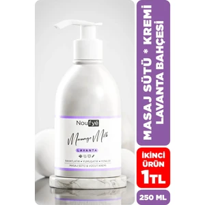 Lavanta Yağı Rahatlatıcı ve Nemlendirici Masaj Sütü & Vücut Kremi, Masaj Yağı 250 ml