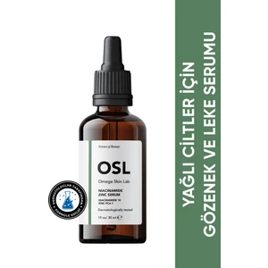 Omega Skin Lab - Yağlı Ciltler İçin Leke Serumu - Niacinamide Zinc Serum 30ml