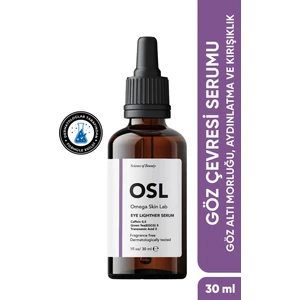Omega Skin Lab - Göz Altı Morluğu, Aydınlatıcı Ve Çizgiler İçin Göz Çevresi Serumu - Eye Lighter Serum 30ml