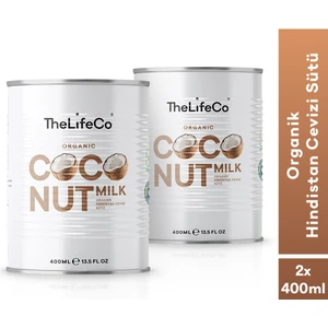Thelifeco Organik Hindistan Cevizi Sütü 400 ml x 2 Adet