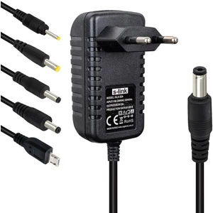 SLX-52A 5-9-12 Volt - 2 Amper Çok Uçlu Telefon Tablet PC Akü Akıllı Şarj Adaptörü