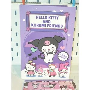 Antkırtasiyeaksesuar  Hello Kitty Kuromi Sticker Albüm Defter My melodi Yapıştirma