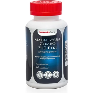 Imuneks Farma Magnezyum Combo 200 Mg 60 Tablet