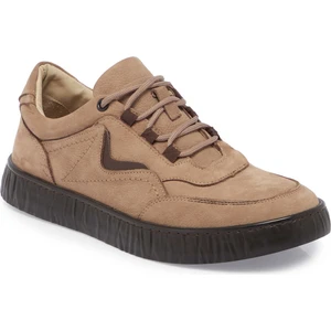 Kum Hakiki Nubuk Deri Erkek Sneaker - E24I1AY56900-B21