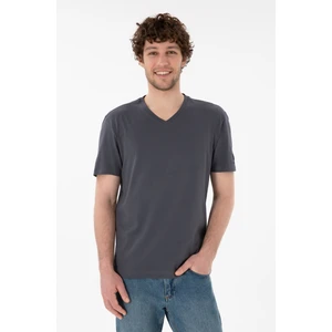 U.S. Polo Assn. Erkek Antrasit Tişört Basic 50305858-VR006