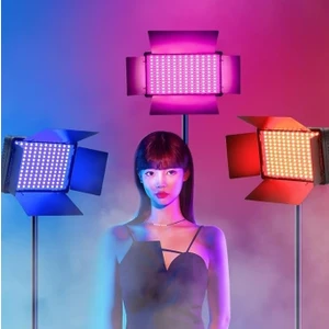 Profesyonel Rgb LED Işık 800 Ledli Rgb Video Dolgu Efekt Işığı Set Rgb LED Panel Işığı