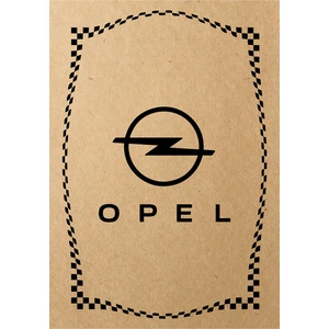 Balkan Ambalaj Kraft 120GR Opel Oto Paspas Kağıdı 100 Adet - 35X50CM - Kalın Kağıt Baskılı