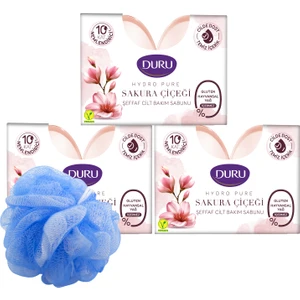 Hydro Pure Sakuraçiçeği 6 Adet Sabun 3X270 gr Duş Lifi ile Birlikte
