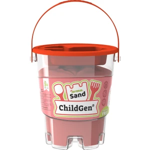 Doğal Kinetik Kum - Kırmızı - 500 gr