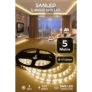 3 Çipli Iç Mekan Şerit Led Tüm Mekanlar-(Trafosuz) 5,10,20,30,40,50,100m