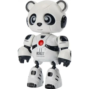 Işıklı Konuşan Hareketli Eğitici Oyuncak Robotu Panda Robot-Usb Şarjlıdır.