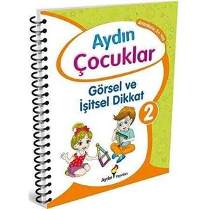 Aydın Yayınları  Çocuklar Görsel Ve İşitsel Dikkat 2 Anaokulu 5+ Yaş