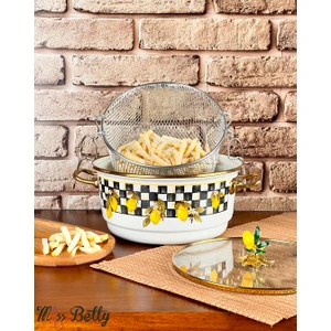 Miss Betty Linda Emaye Kızartma Tenceresi 22 cm