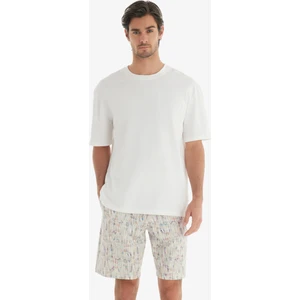 Erkek T-Shirt 40744 - Beyaz