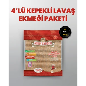 Asrın Tandırı Ekşi Mayalı Kepekli Lavaş Tandır Ekmeği 4 Paket 350 gr