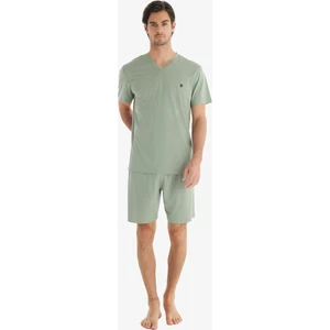 Erkek Pijama Takımı 40702 - Yeşil