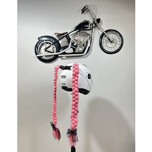 Motor & Motosiklet Kask Dış Aksesuar Çift Pembe Örgü Saç