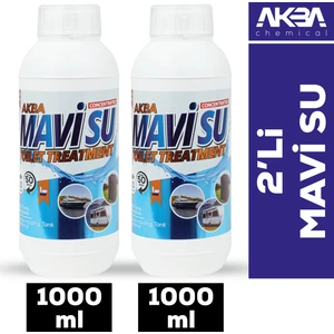 AKBA Mavi Su (Toilet Treatment) 2'li Avantaj Paket 1 L + 1 L