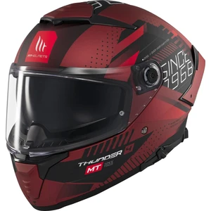 Mt Helmets Kask mt Thunder 4 Sv Luminence D5 Mat Kırmızı