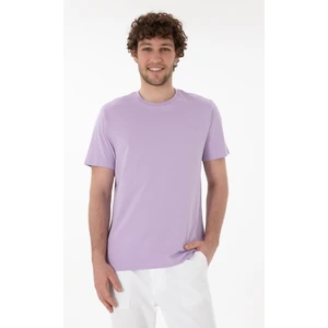 U.S. Polo Assn. Erkek Lila Tişört Basic 50305928-VR034