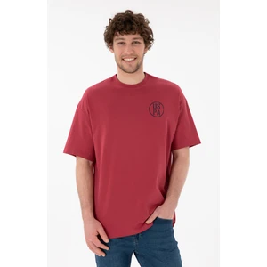 U.S. Polo Assn. Erkek Vişne Tişört 50305904-VR223