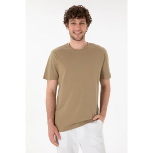 U.S. Polo Assn. Erkek Haki Tişört Basic 50305928-VR027