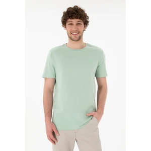 U.S. Polo Assn. Erkek Su Yeşili Tişört Basic 50305924-VR048