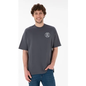 U.S. Polo Assn. Erkek Antrasit Tişört 50305904-VR006