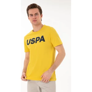 U.S. Polo Assn. Erkek Koyu Sarı Tişört Basic 50297988-VR094