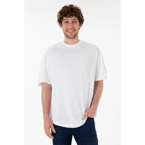 U.S. Polo Assn. Erkek Beyaz Tişört Basic 50305988-VR013