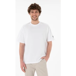 U.S. Polo Assn. Erkek Beyaz Tişört 50305859-VR013