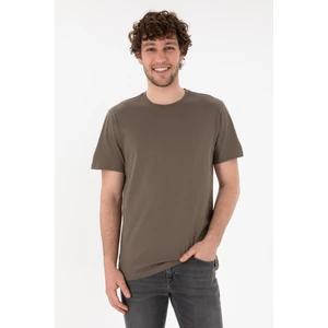 U.S. Polo Assn. Erkek Vizon Tişört Basic 50305985-VR052