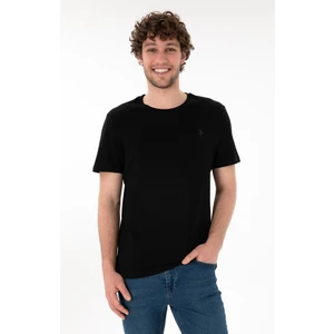 U.s. Polo Assn. Erkek Siyah Tişört Basic 50305924-VR046