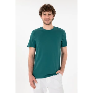 U.S. Polo Assn. Erkek Koyu Yeşil Tişört Basic 50305928-VR101