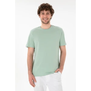 U.S. Polo Assn. Erkek Su Yeşili Tişört Basic 50305928-VR048