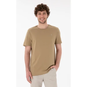 U.S. Polo Assn. Erkek Haki Tişört Basic 50305924-VR027