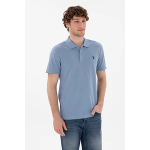 U.S. Polo Assn. Erkek Mavi Tişört Basic 50297984-VR036