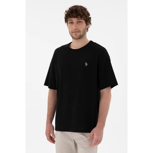 U.S. Polo Assn. Erkek Siyah Tişört 50308448-VR046