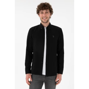 U.S. Polo Assn. Erkek Siyah Gömlek Basic 50306338-VR046