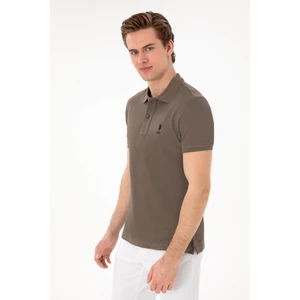 U.S. Polo Assn. Erkek Vizon Tişört Basic 50298041-VR052
