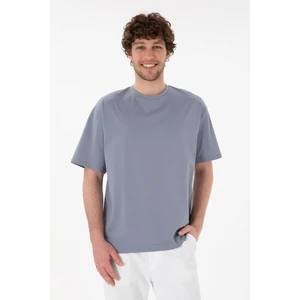 U.S. Polo Assn. Erkek Mavi Tişört Basic 50313089-VR036