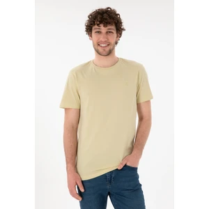 U.S. Polo Assn. Erkek Açık Haki Tişört Basic 50305924-VR183