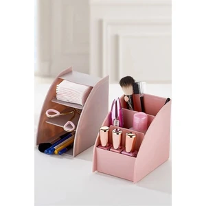 Hesaplı Kasa Lüks Makeup Ruj, Rimel, Oje Düzenleyici Organizer, Ruj Standı, Antrasit