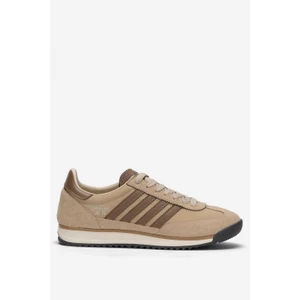 Erkek Günlük Rahat Taban Yumuşak Hafif Sneaker Bağcıklı Spor Ayakkabı  Bej - Kahverengi