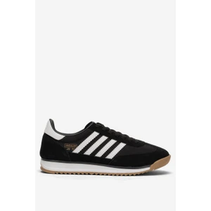 Erkek Günlük Rahat Taban Yumuşak Hafif Sneaker Bağcıklı Spor Ayakkabı  Siyah - Beyaz