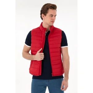 U.S. Polo Assn. Erkek Kırmızı Yelek (Dokuma) 50299395-VR030