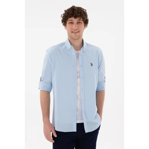 U.S. Polo Assn. Erkek Açık Mavi Gömlek Basic 50306285-VR003