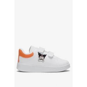 Çocuk Kuromi Baskılı Cırtlı Unisex Spor Ayakkabı TURUNCU