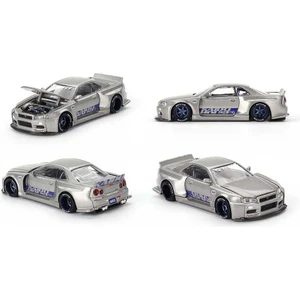 Mini Gt 1/64 Kaidohouse Nissan Skyline Gt-R (R34) Kaido Works Shınjuku V1 KHMG143