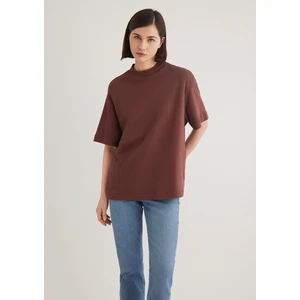 Kahverengi Basic Tişört 1612907-70254